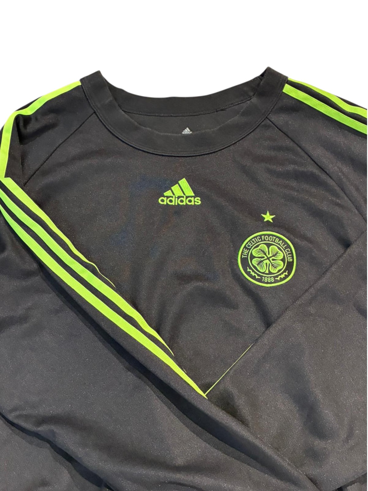 Celtic FC 2021/22 Adidas Icons Shirt L/S (XL) - KITLAUNCH