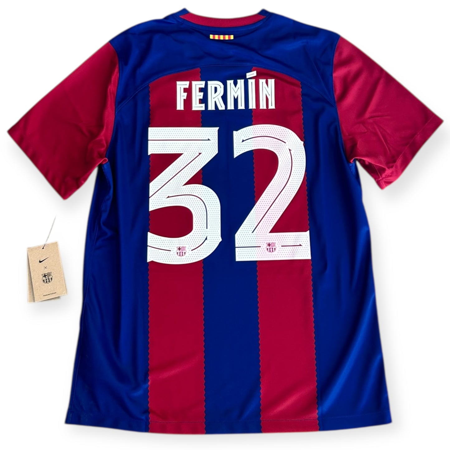 FC Barcelona 2023/24 Home *Brand New* - Fermín 32 (Large) - KITLAUNCH
