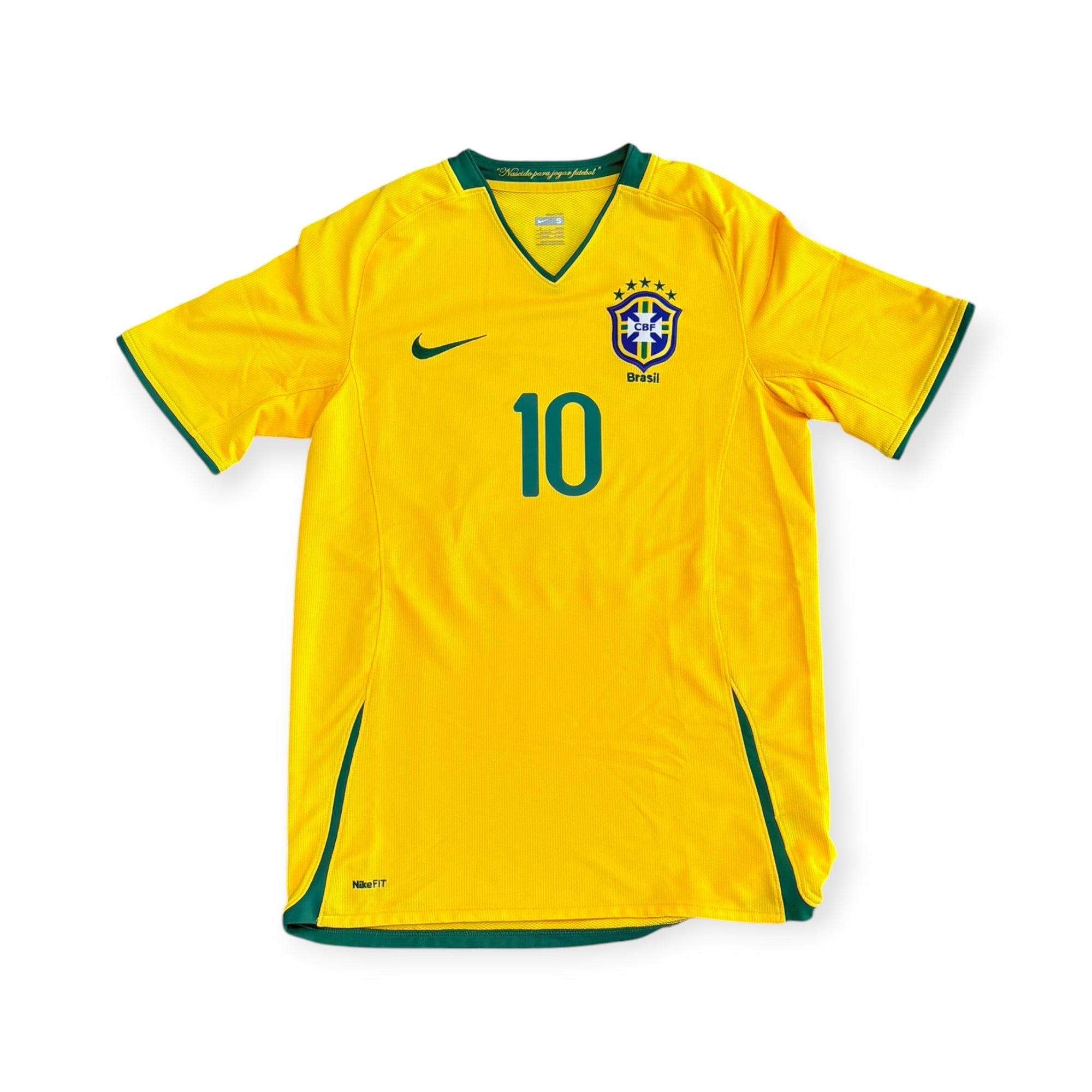 Brazil 2008 Home - Ronaldinho 10 (Small)