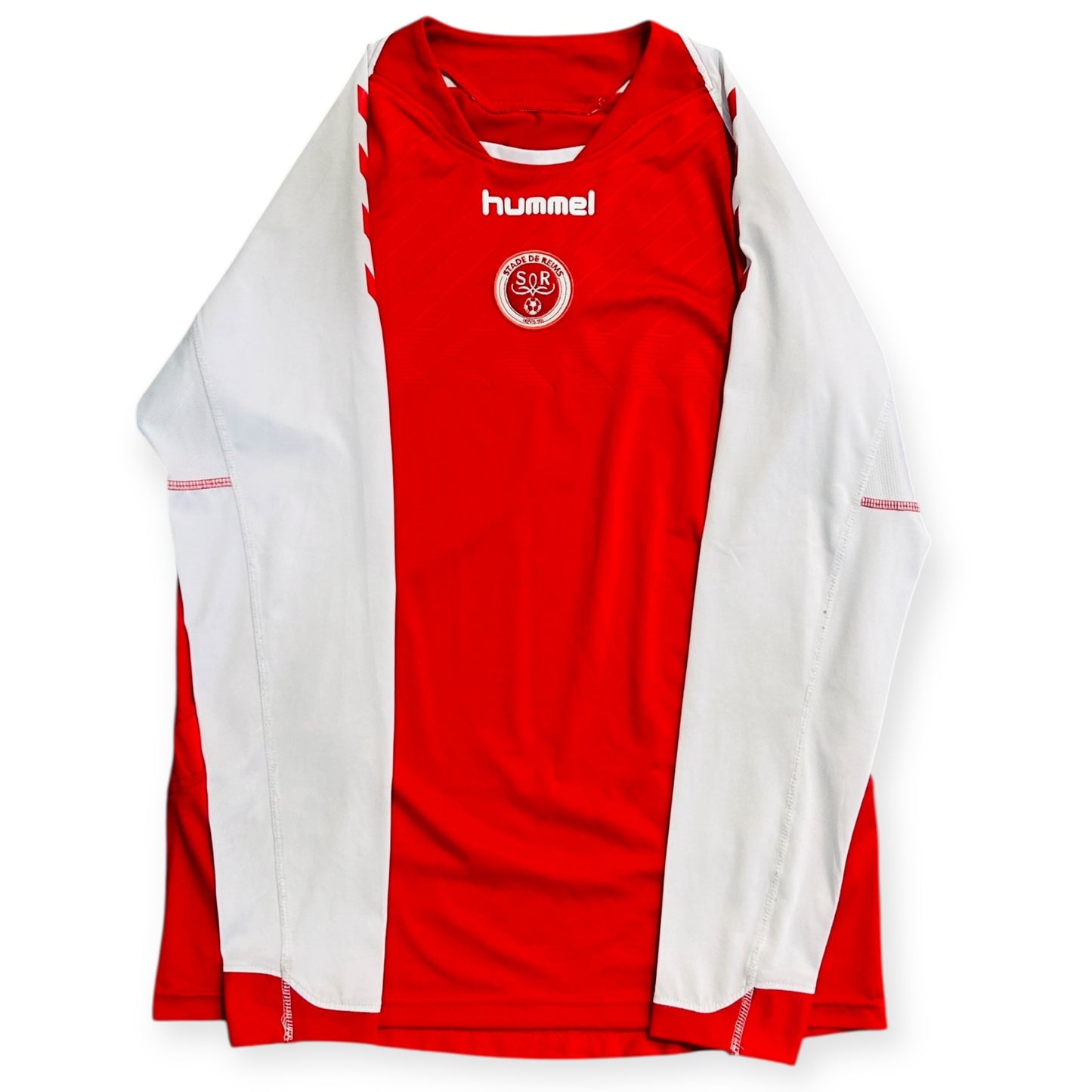 Stade de Reims 2013/14 Home Long Sleeve (Large)