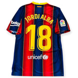 FC Barcelona 2020/21 Home - Jordi Alba 18 (Medium) - KITLAUNCH