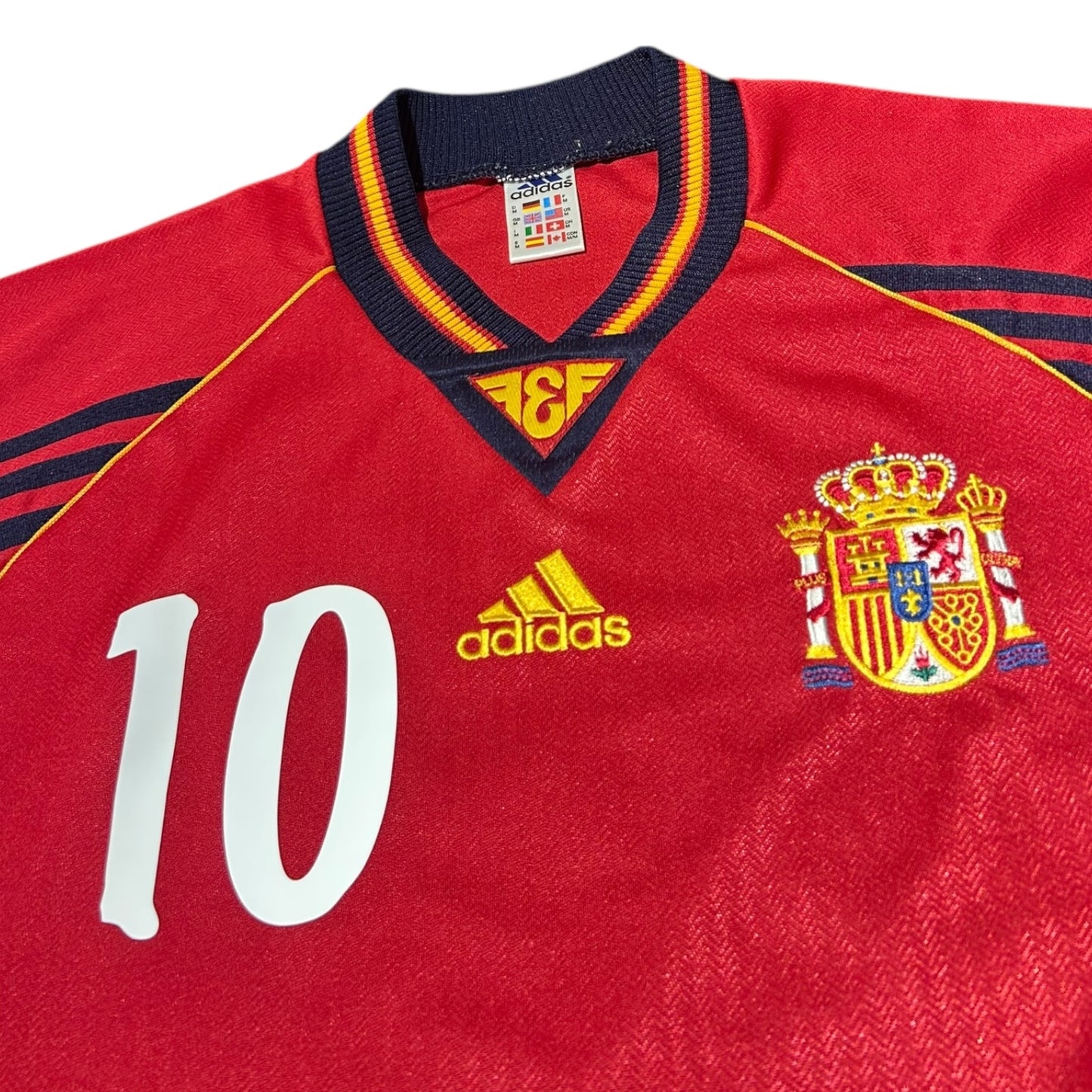 Spain 1998 Home - Raúl 10 (Medium)