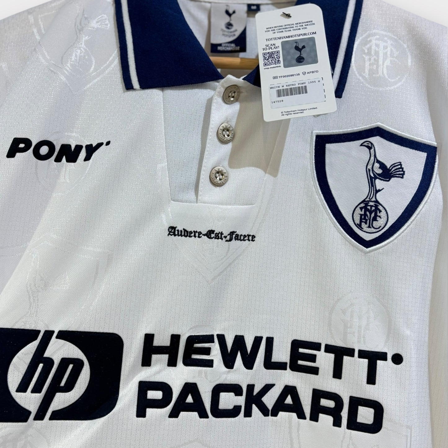 Tottenham Hotspur 1995-97 Home 'Official Pony Re-issue' (Limited Sizes)