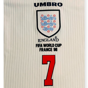 England 1998 Home - Beckham 7 (Large)