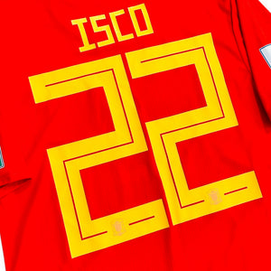 Spain 2018 Home Player Issue *Brand New* - Isco 22 (Small)