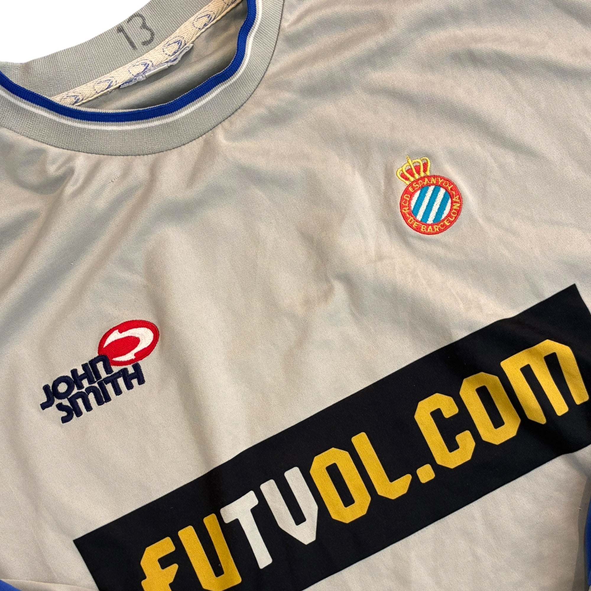 RCD Espanyol 2002/04 John Smith Player Issue Pre Match Long Sleeve (XL)
