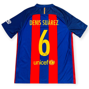 FC Barcelona 2016/17 Home - Denis Suárez 6 (Large) - KITLAUNCH