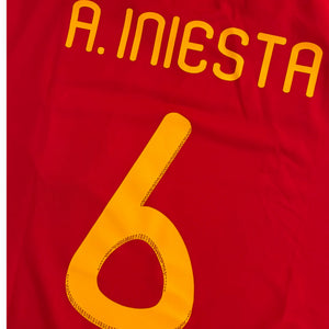 Spain 2010 Home - Iniesta 6 (XL)