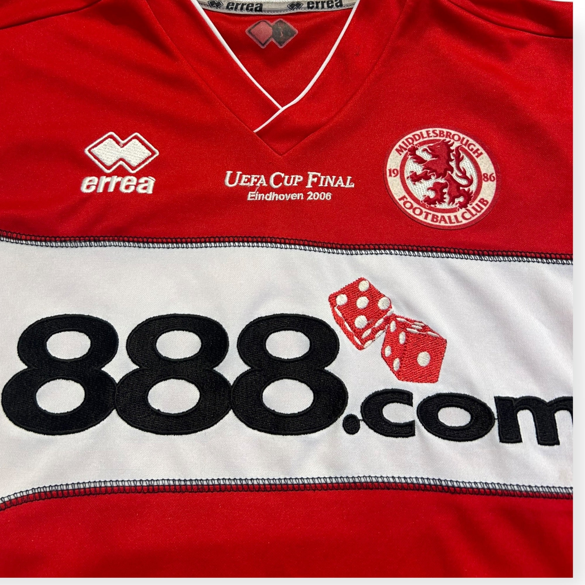 Middlesbrough 2005/06 UEFA Cup Final Shirt (Small) - KITLAUNCH