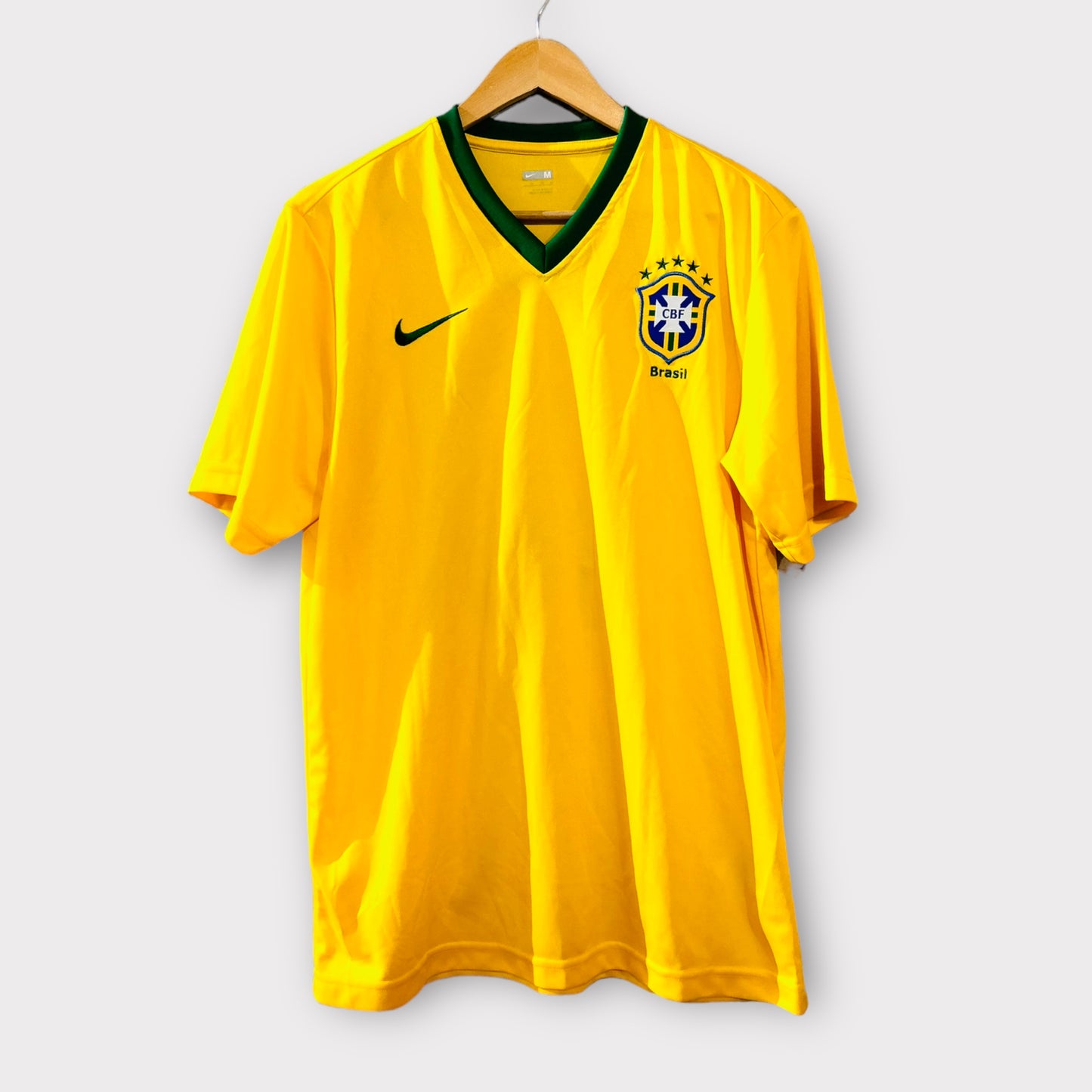 Brazil 2008 Home Shirt - #10 (Medium)