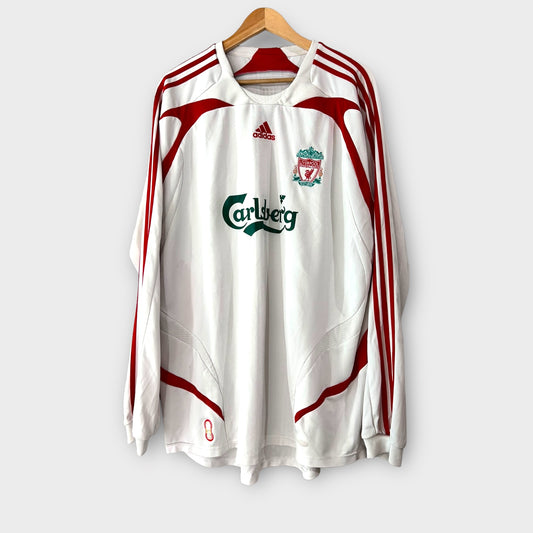 Liverpool 2007/08 Away Shirt Long-Sleeve (XXL)
