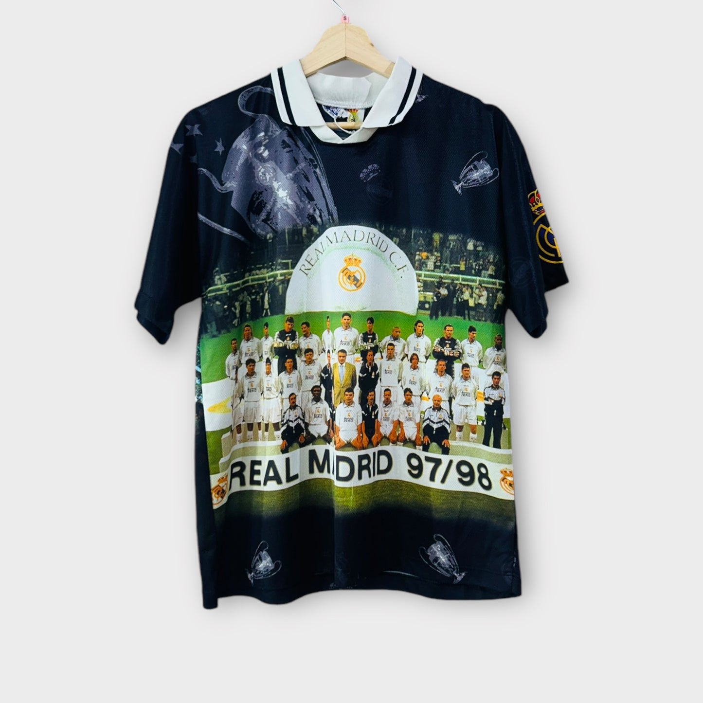 Real Madrid 1998 'Septima' Champions League Shirt (Small)