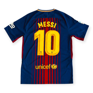 FC Barcelona 2017/18 Home - Messi 10 (Small)