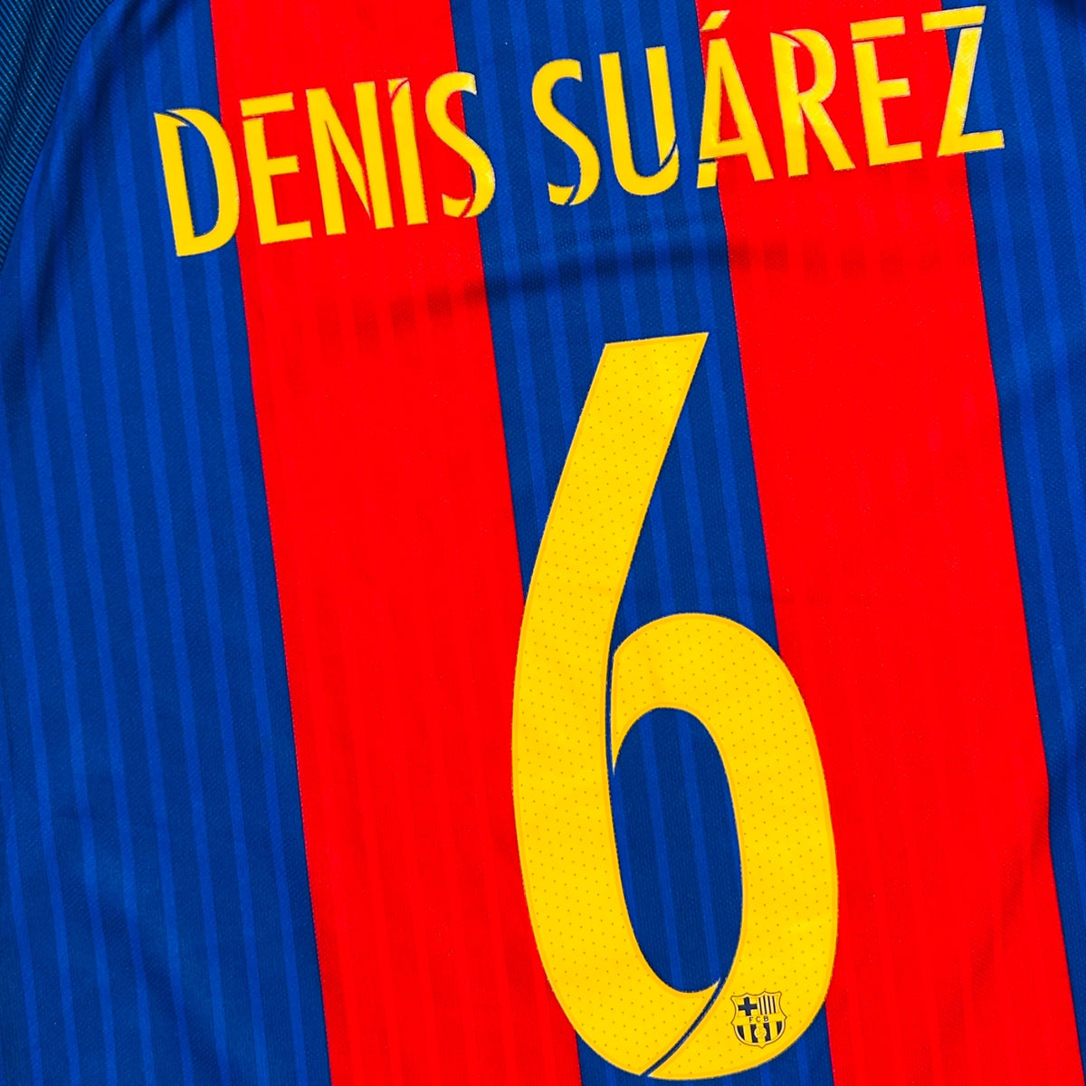 FC Barcelona 2016/17 Home - Denis Suárez 6 (Large) - KITLAUNCH