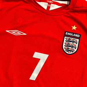 England 2004 Away - Beckham 7 (Large)