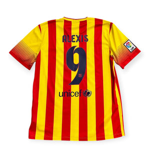 FC Barcelona 2013/14 Away - Alexis 9 (Large)