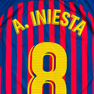 FC Barcelona 2018/19 Home - A. Iniesta 8 (Large)