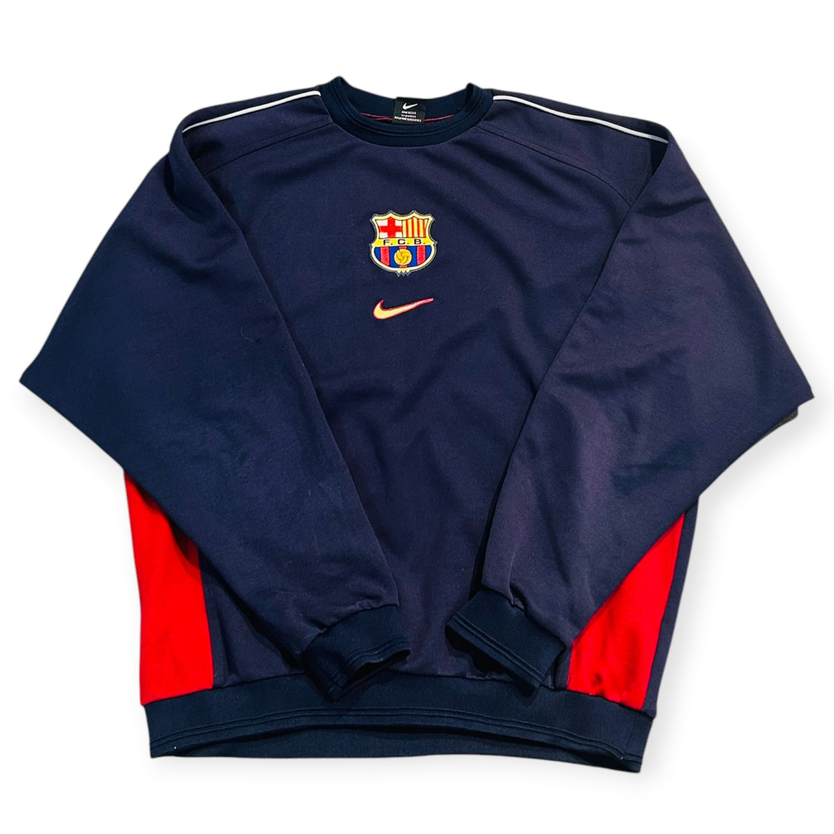 FC Barcelona 1998/99 Nike Sweatshirt (Medium) - KITLAUNCH