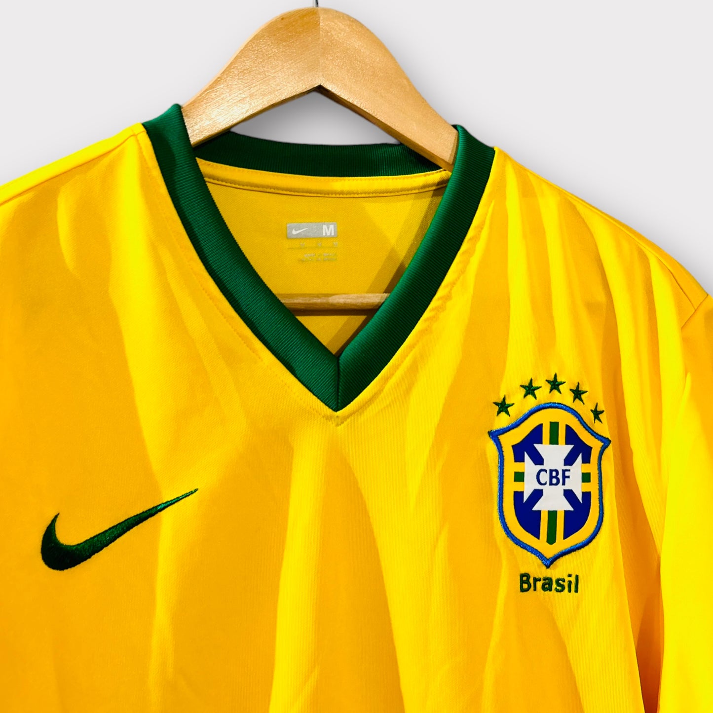 Brazil 2008 Home Shirt - #10 (Medium)