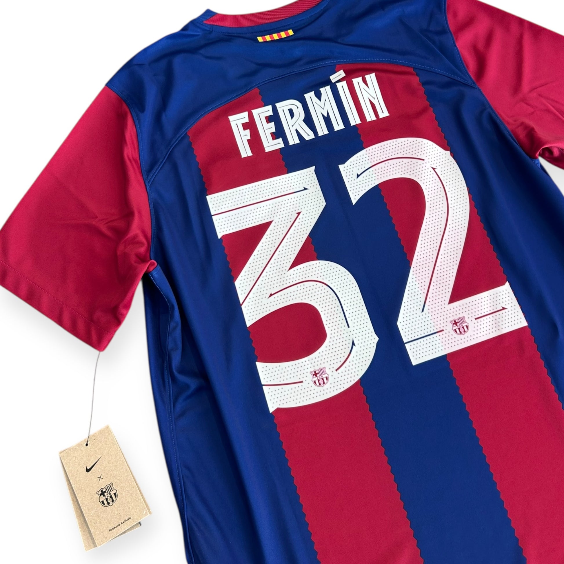 FC Barcelona 2023/24 Home *Brand New* - Fermín 32 (Large) - KITLAUNCH