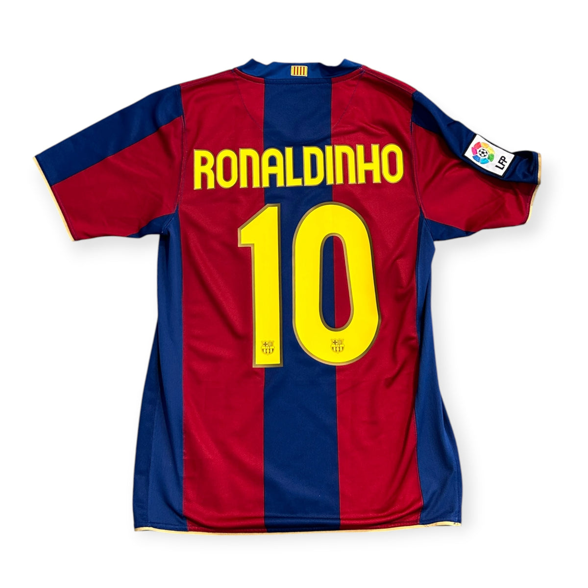 FC Barcelona 2007/08 Home - Ronaldinho 10 (Small)