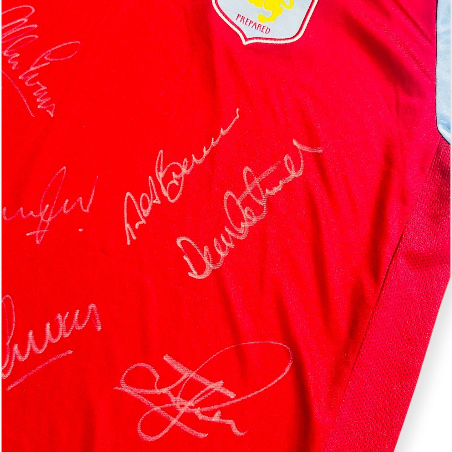 Aston Villa 2012/13 Home Squad Signed (Large) - KITLAUNCH