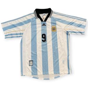 Argentina 1998 Home - Batistuta 9 (Large)