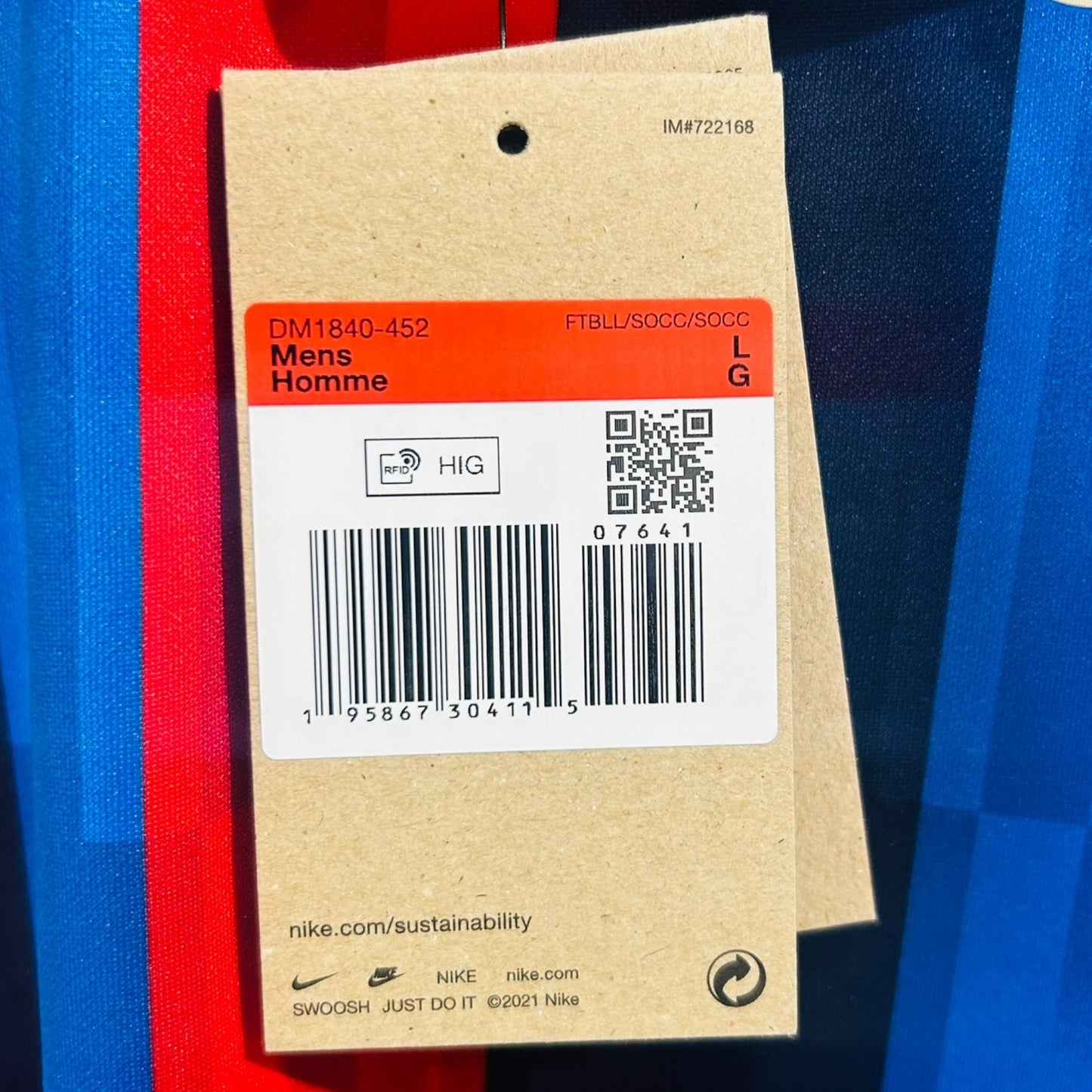 FC Barcelona 2022/23 Home - Lewandowski 9 (Large)