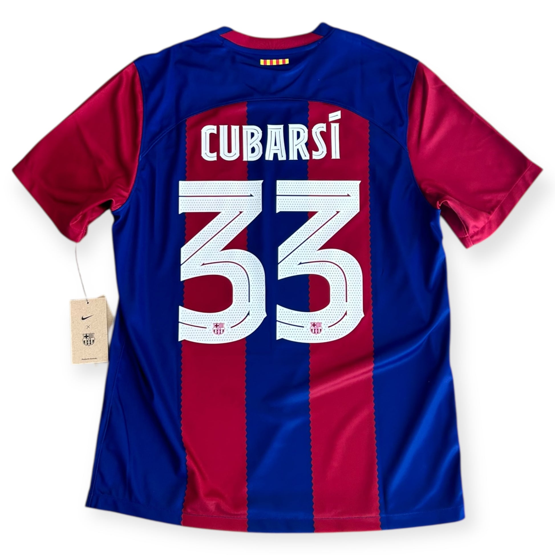 FC Barcelona 2023/24 Home *Brand New* - Cubarsí 33 (Large) - KITLAUNCH