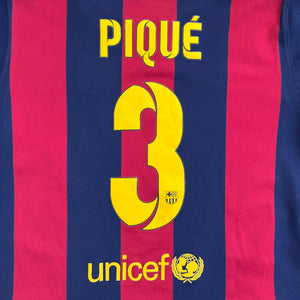 FC Barcelona 2014/15 Home - Piqué 3 (XS)
