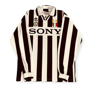Juventus FC 1995/97 Home Long Sleeve (Large)