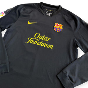 FC Barcelona 2011/12 Away Long Sleeve - Fabregas 4 (Large)