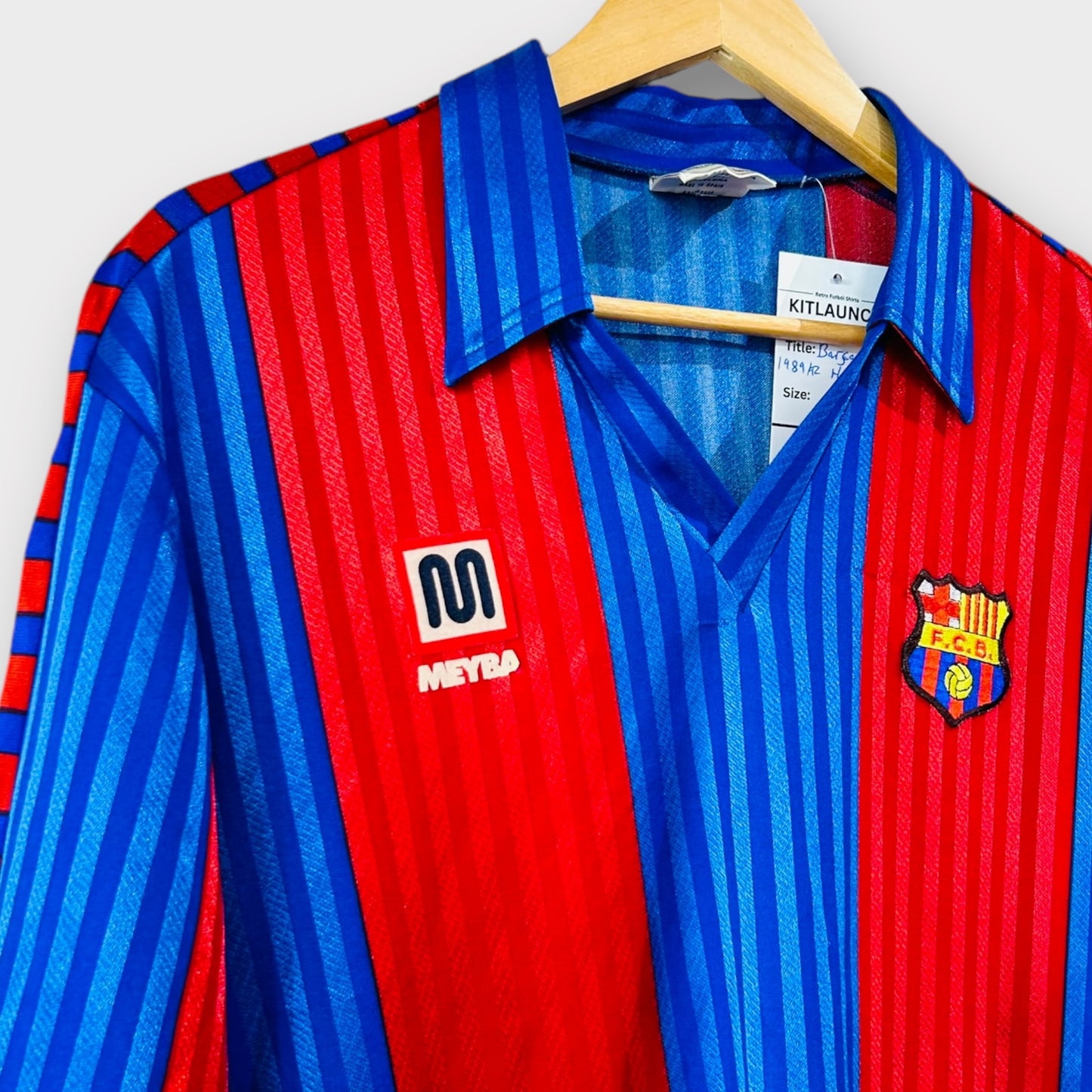 FC Barcelona 1989/92 Meyba Home Shirt (Large)