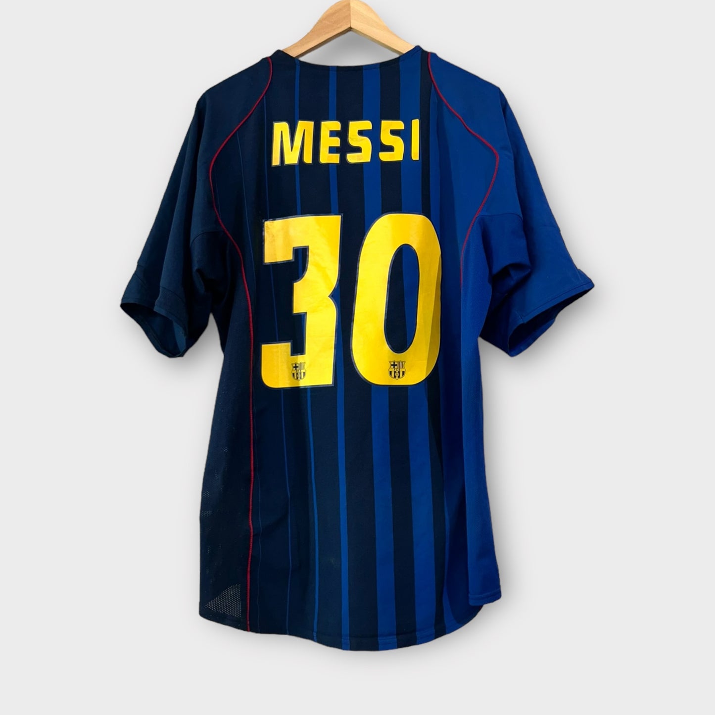 FC Barcelona 2004/05 Away Shirt - Messi 30 (XL)