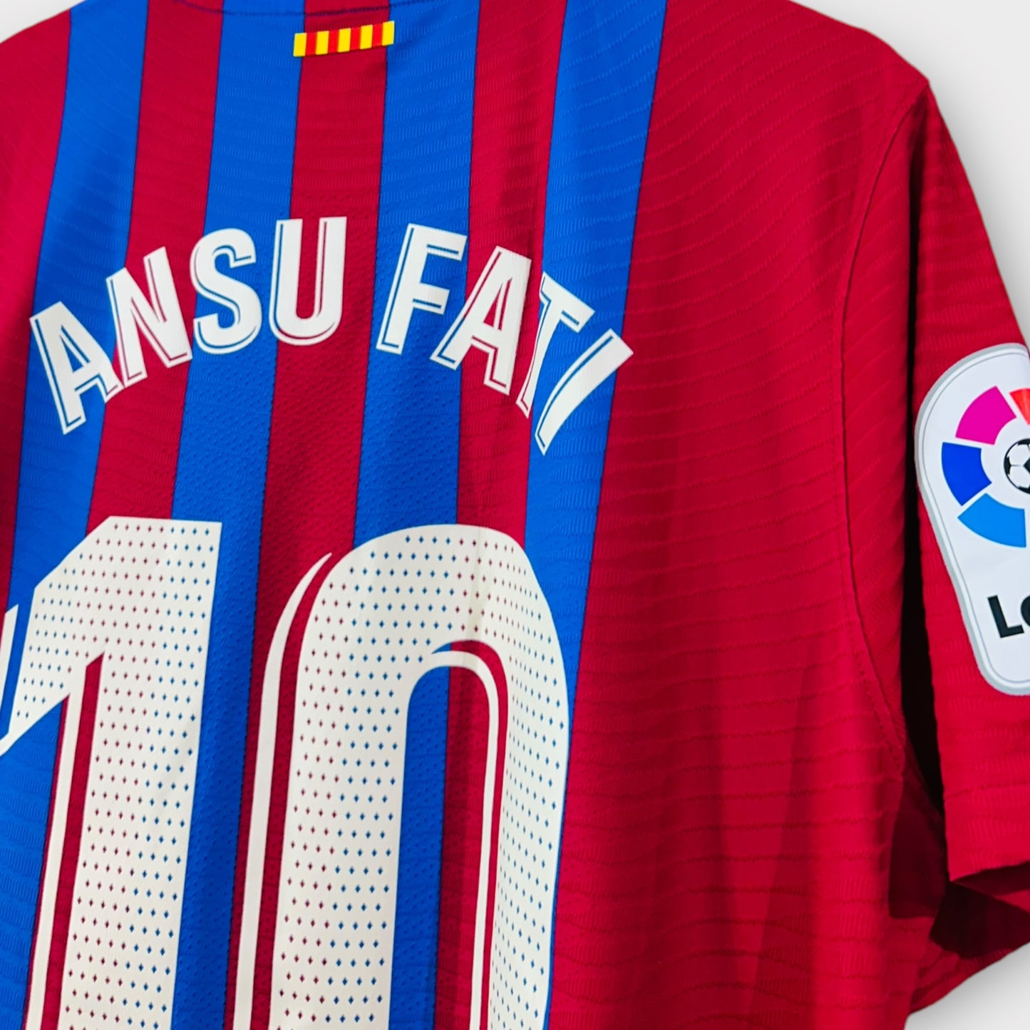 FC Barcelona 2021-22 Home - Ansu Fati 10 'Player Version' (XL)