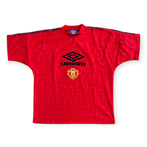 Manchester United FC 1997/98 Red Umbro Pre Match (Medium)