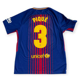 FC Barcelona 2017/18 Home - Piqué 3 (Large) - KITLAUNCH