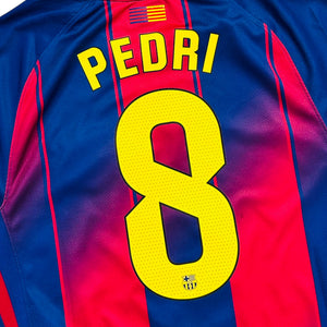 FC Barcelona 2025/26 Home - Pedri 8 (Small) - KITLAUNCH