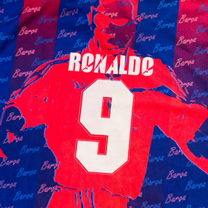 FC Barcelona 1996/97 Kappa Bootleg Ronaldo Shirt (XL) - KITLAUNCH