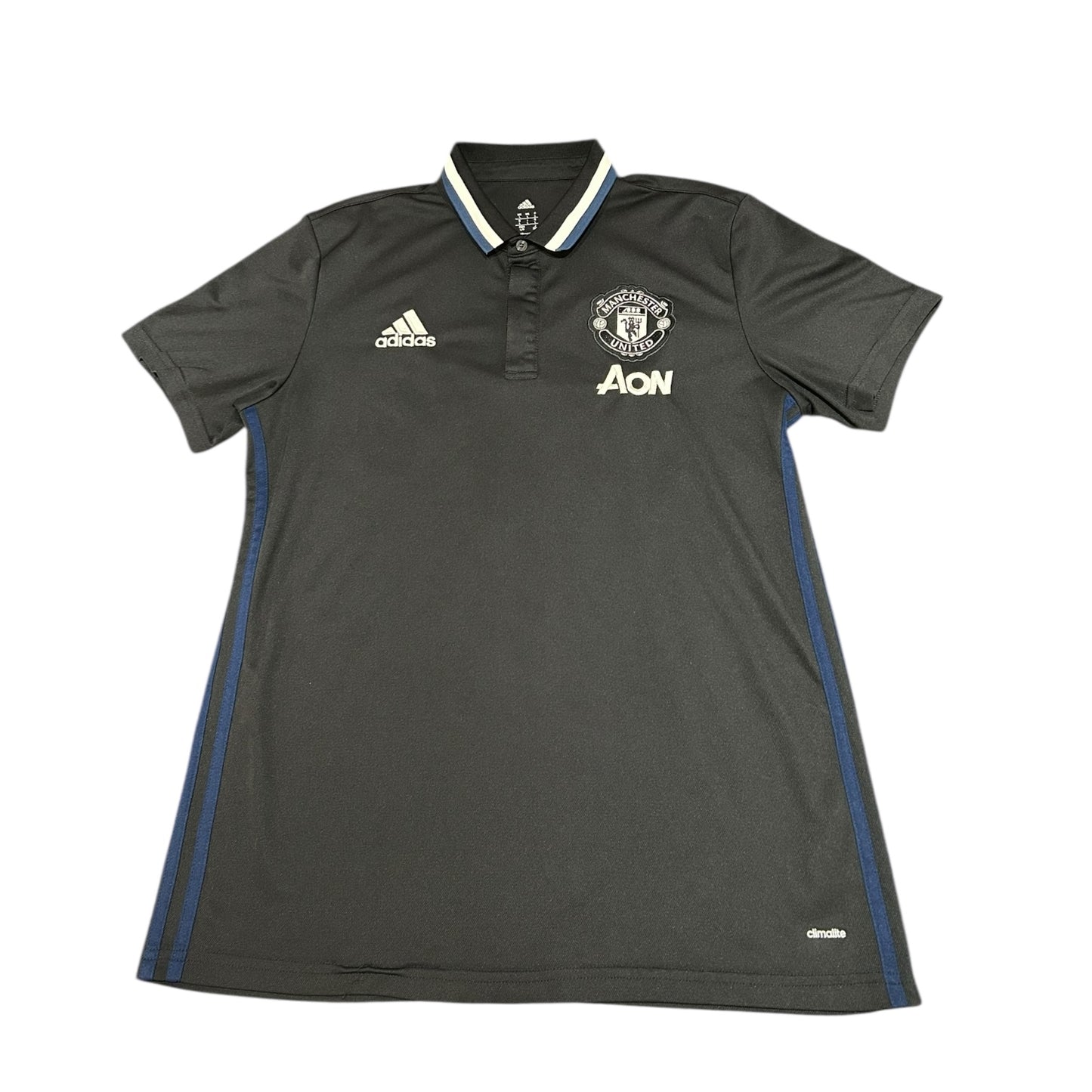 Manchester United 2017/18 Adidas Polo (Large)