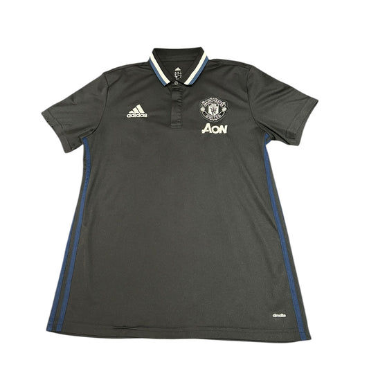 Manchester United 2017/18 Adidas Polo (Large)