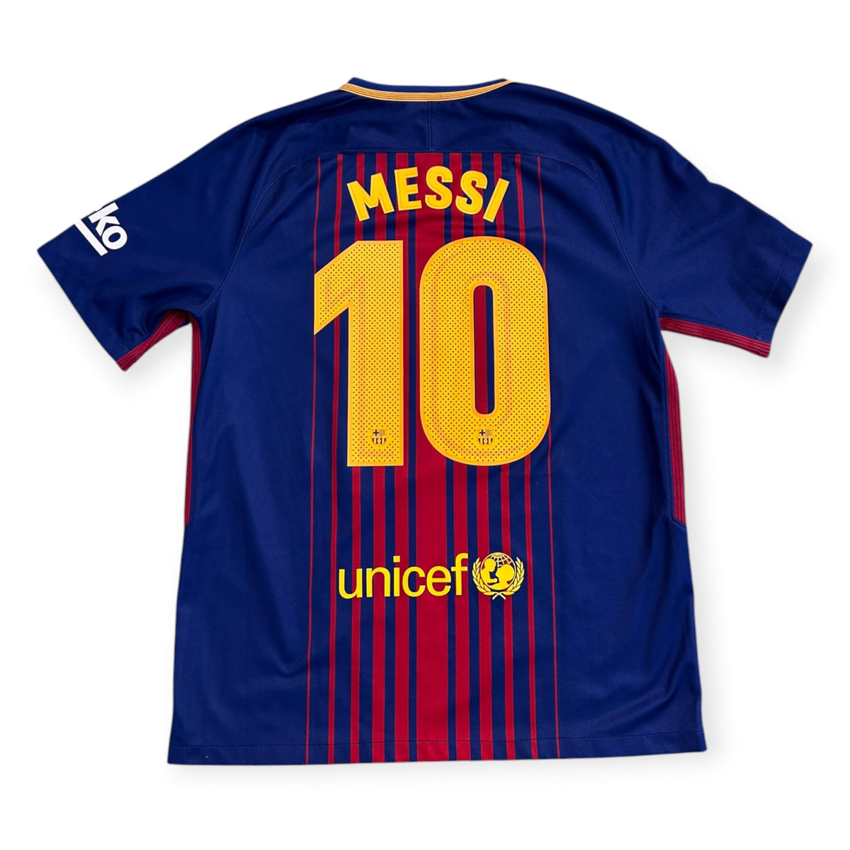 FC Barcelona 2017/18 Home - Messi 10 (Large)