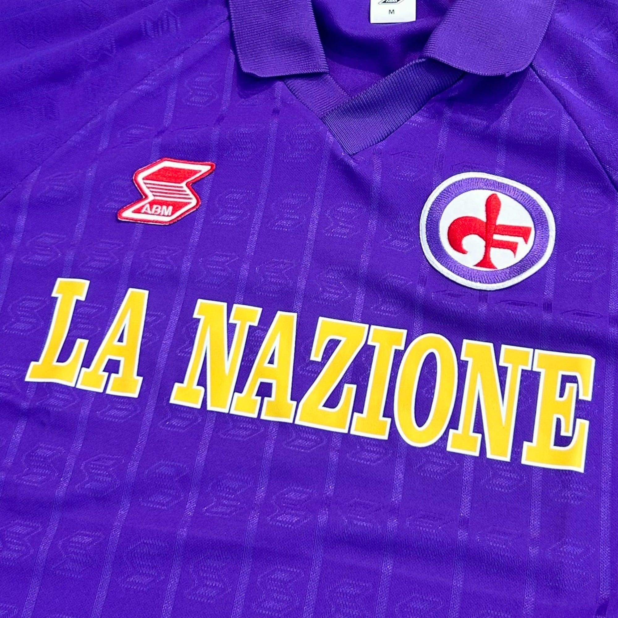 Fiorentina FC 1989/90 Home ABM Re-issue *Brand New* (Multiple Sizes) - KITLAUNCH
