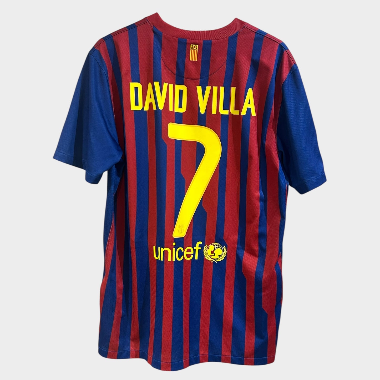 FC Barcelona 2011/12 Home - David Villa 7 (Large)