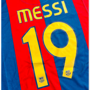 FC Barcelona 2006/07 Home - Messi 19 (Large)
