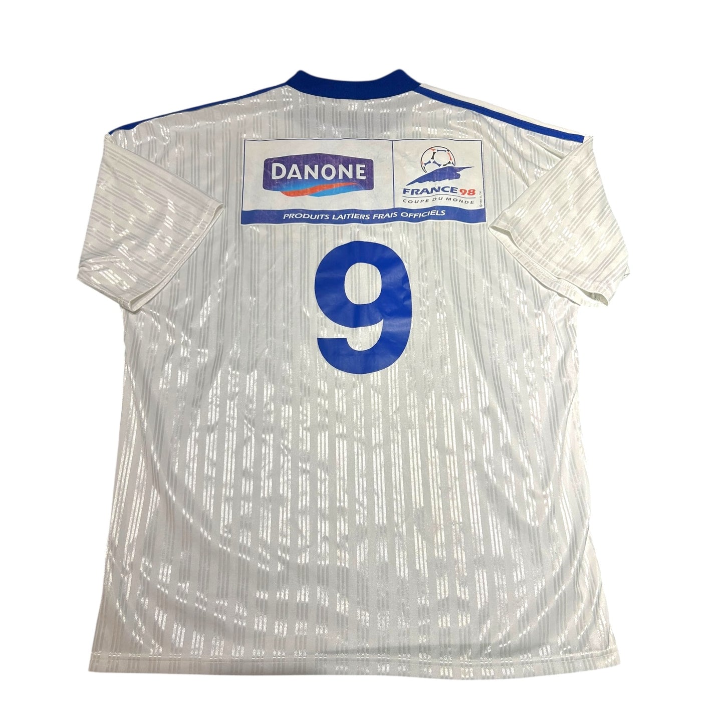 France 1998 Coupe du Monde Adidas Youth Match Worn Shirt (XL)