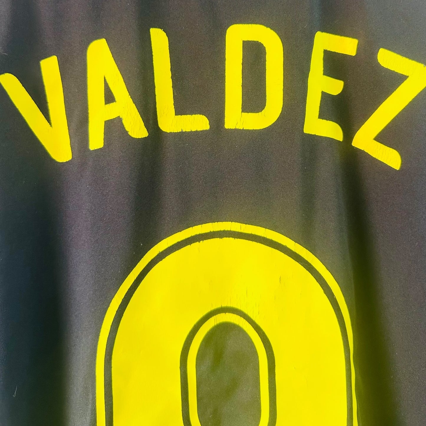 Borrusia Dortmund 2009/10 Away Long Sleeve - Valdez 9 (Medium)