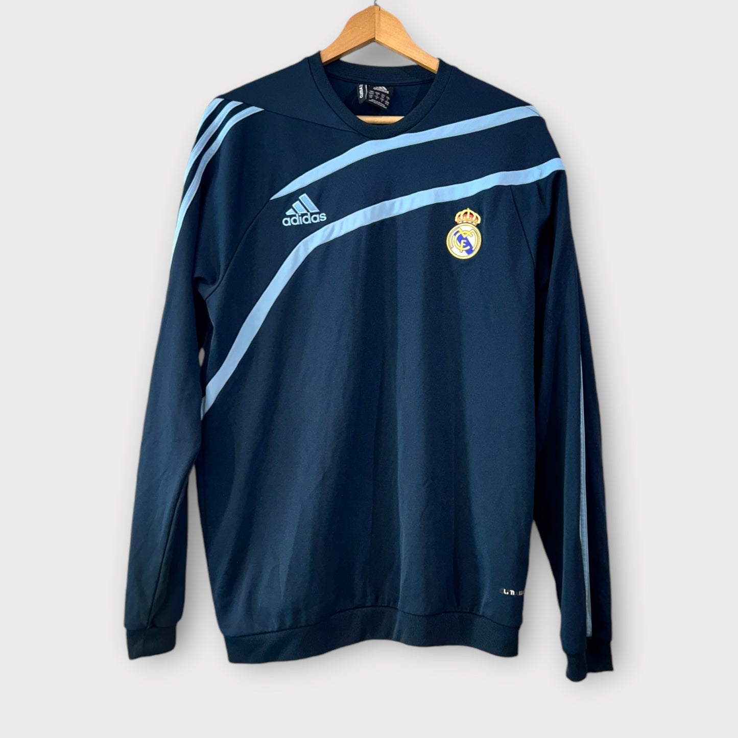 Real Madrid 2009/10 Adidas Sweatshirt (Medium)