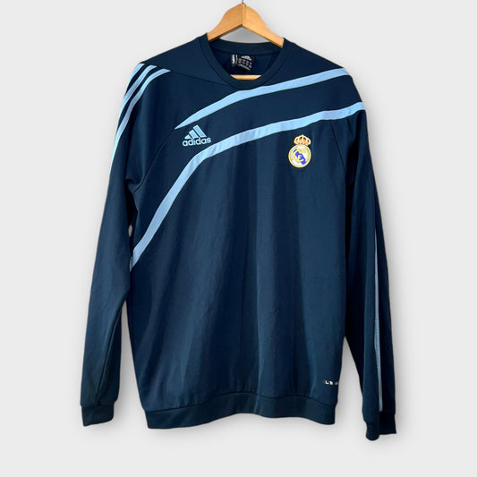 Real Madrid 2009/10 Adidas Sweatshirt (Medium)