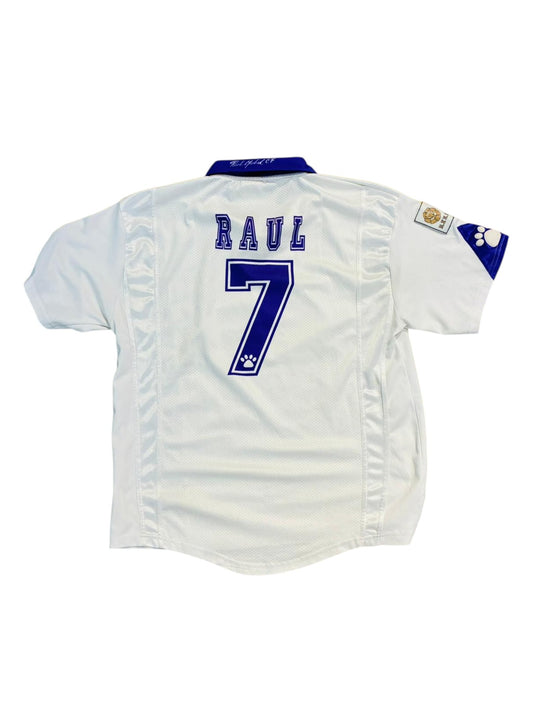 Real Madrid 1997/98 Home - Raul 7 (Large)